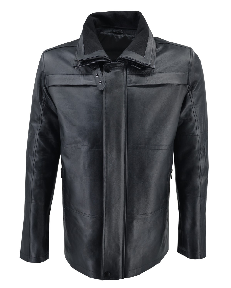 ΔΕΡΜΑΤΙΝΟ ΑΝΔΡΙΚΟ ΤΖΑΚΕΤ ΚΩΔΙΚΟΣ: 07-M-8330 (BLACK)