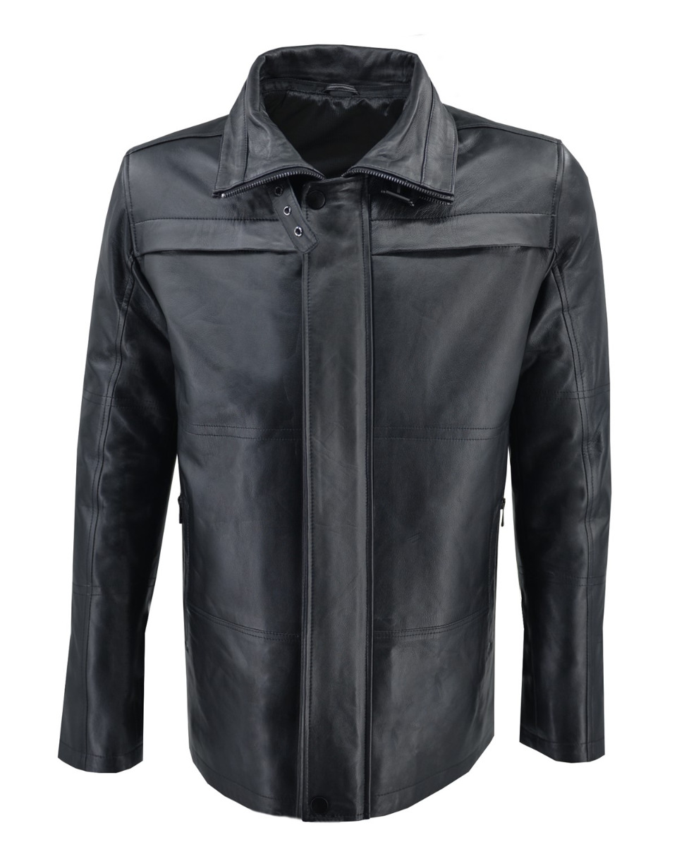 ΔΕΡΜΑΤΙΝΟ ΑΝΔΡΙΚΟ ΤΖΑΚΕΤ ΚΩΔΙΚΟΣ: 07-M-8330 (BLACK) - Image 3