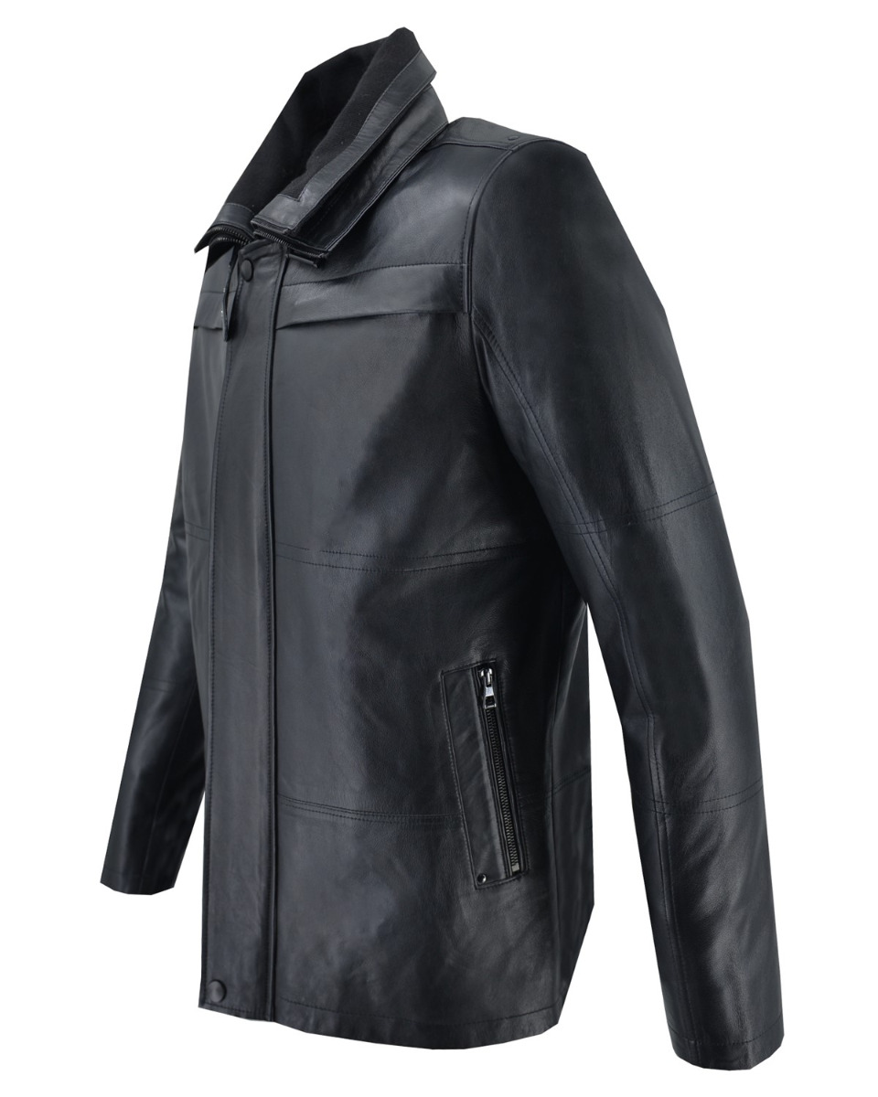 ΔΕΡΜΑΤΙΝΟ ΑΝΔΡΙΚΟ ΤΖΑΚΕΤ ΚΩΔΙΚΟΣ: 07-M-8330 (BLACK) - Image 6