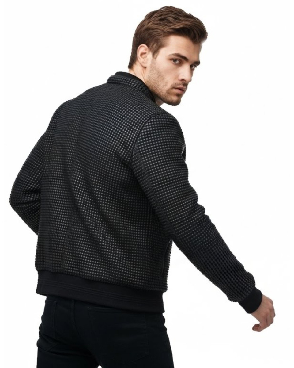 ΔΕΡΜΑΤΙΝΟ ΑΝΔΡΙΚΟ ΜΠΟΥΦΑΝ ΚΩΔΙΚΟΣ: 07-M-E-2125 (BLACK-BOB-LTH) - Image 3