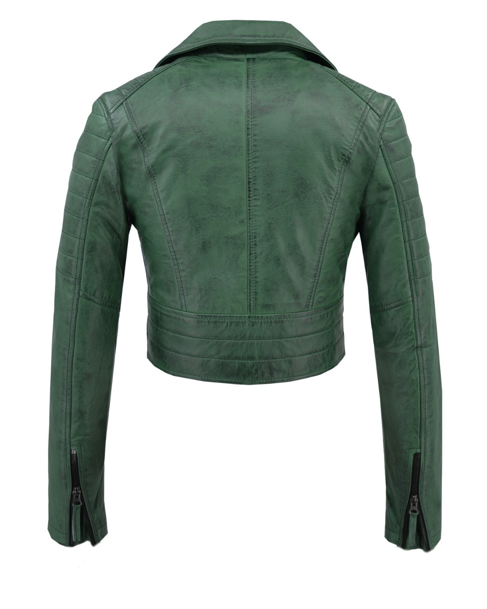 ΔΕΡΜΑΤΙΝΟ ΓΥΝΑΙΚΕΙΟ ΜΠΟΥΦΑΝ ΚΩΔΙΚΟΣ: 14-W-LOLA-SHORT (GREEN) - Image 10