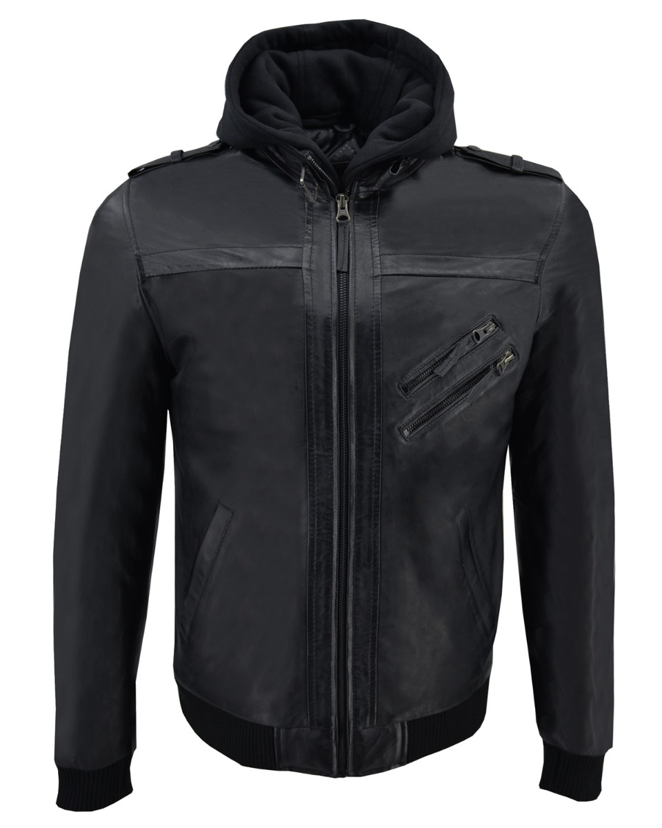 ΔΕΡΜΑΤΙΝΟ ΑΝΔΡΙΚΟ ΜΠΟΥΦΑΝ ΚΩΔΙΚΟΣ: 49-M-NEW-1 (BLACK) - Image 7