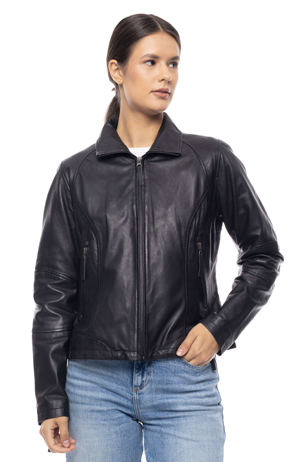 ΔΕΡΜΑΤΙΝΟ ΓΥΝΑΙΚΕΙΟ ΜΠΟΥΦΑΝ ΚΩΔΙΚΟΣ: 49-W-ALINA-F (BLACK)