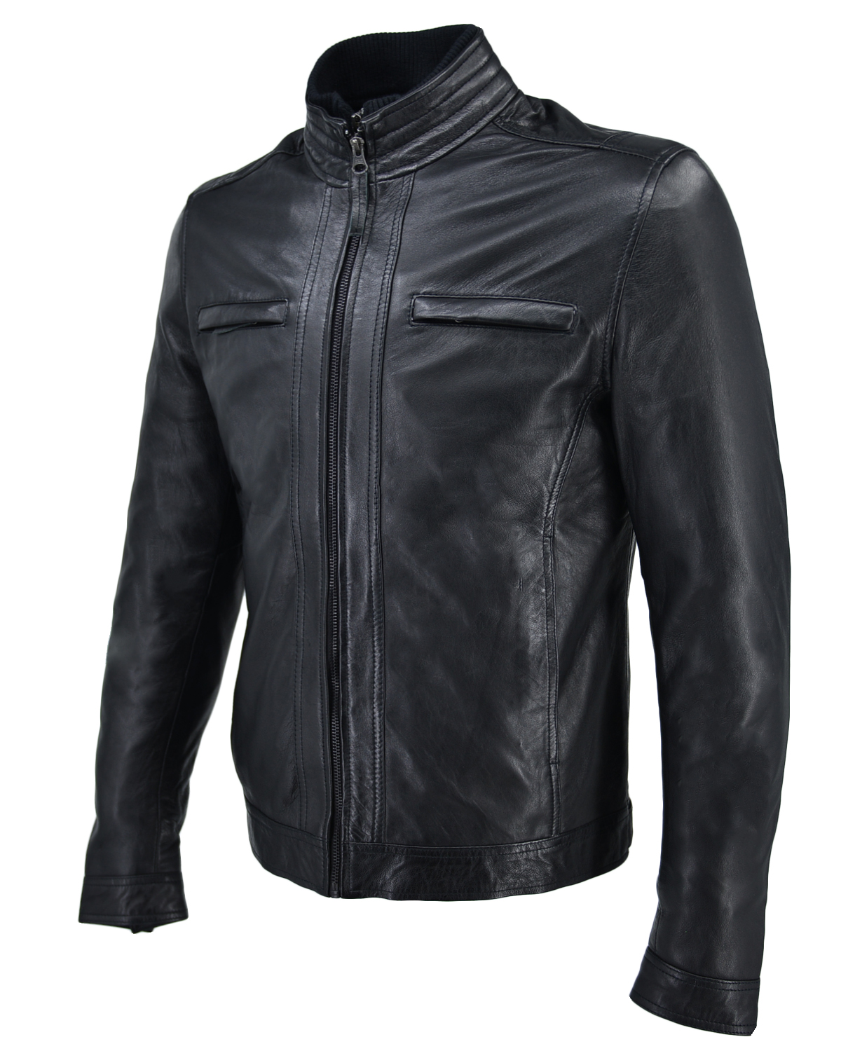 ΔΕΡΜΑΤΙΝΟ ΑΝΔΡΙΚΟ ΜΠΟΥΦΑΝ ΚΩΔΙΚΟΣ: 49-M-ZH-2 (BLACK) - Image 9