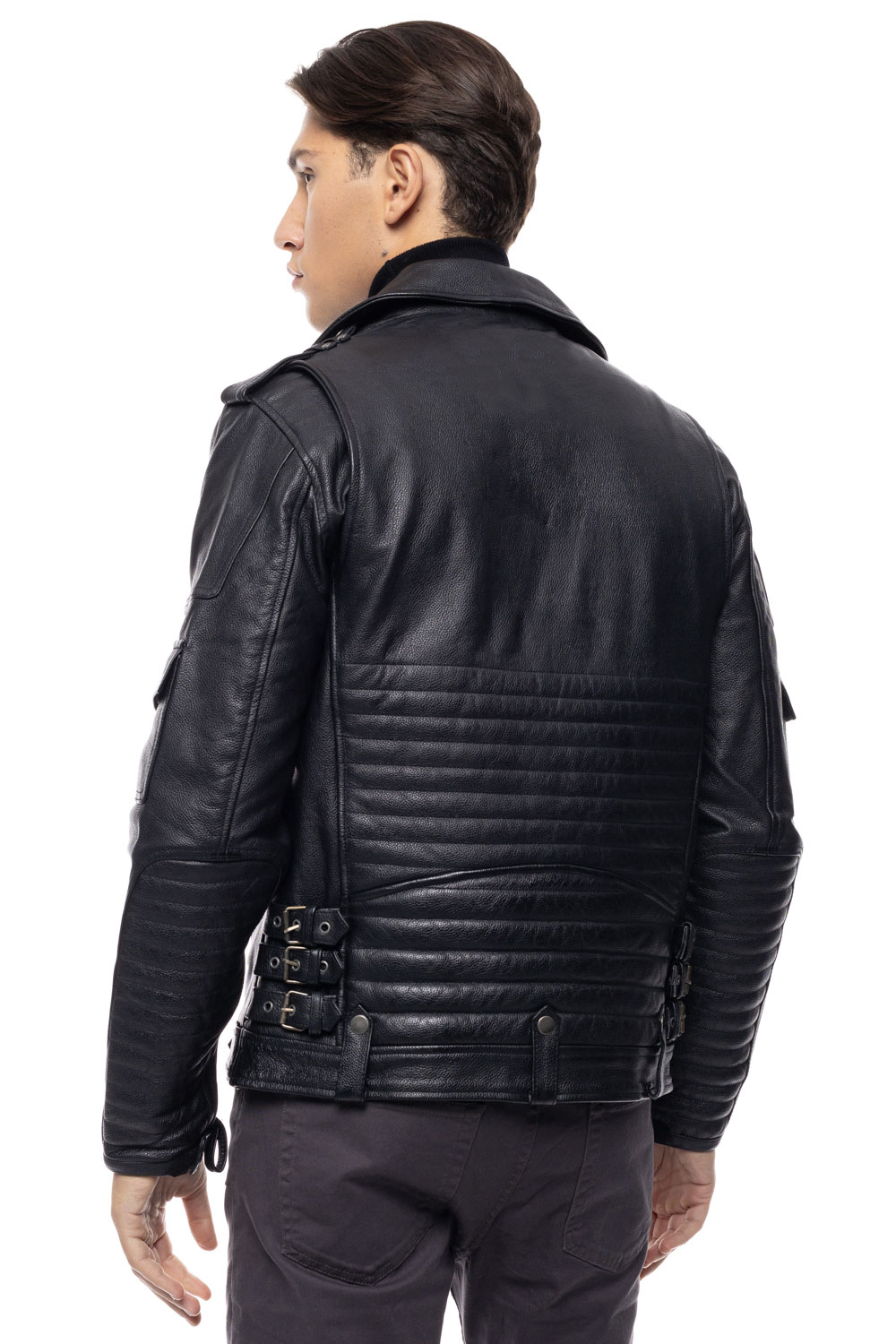 ΔΕΡΜΑΤΙΝΟ ΑΝΔΡΙΚΟ ΜΠΟΥΦΑΝ ΚΩΔΙΚΟΣ: 49-M-ROCKERA-HD (BLACK) - Image 5