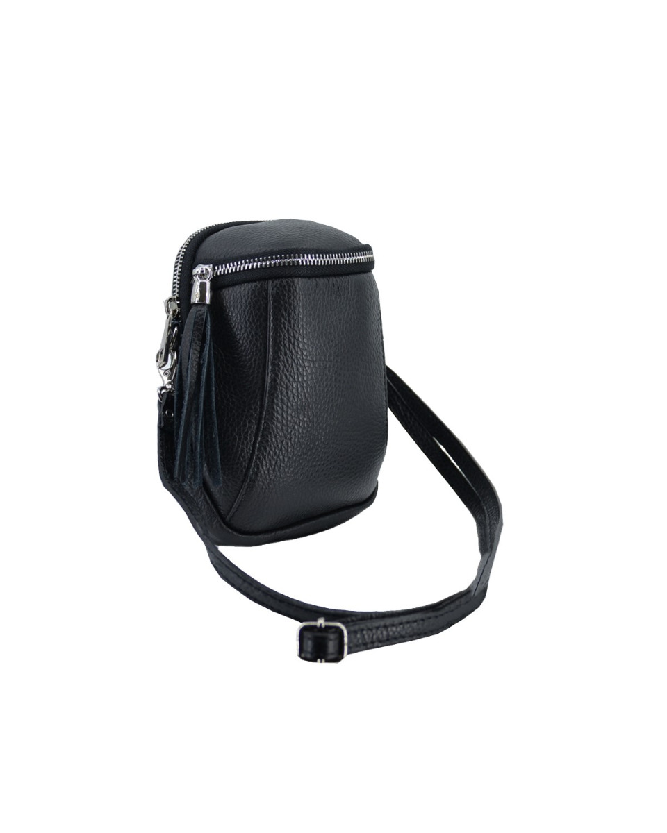 ΔΕΡΜΑΤΙΝΟ ΤΣΑΝΤΑΚΙ ΚΩΔΙΚΟΣ: 33-BAG-2402-36 (BLACK) - Image 3