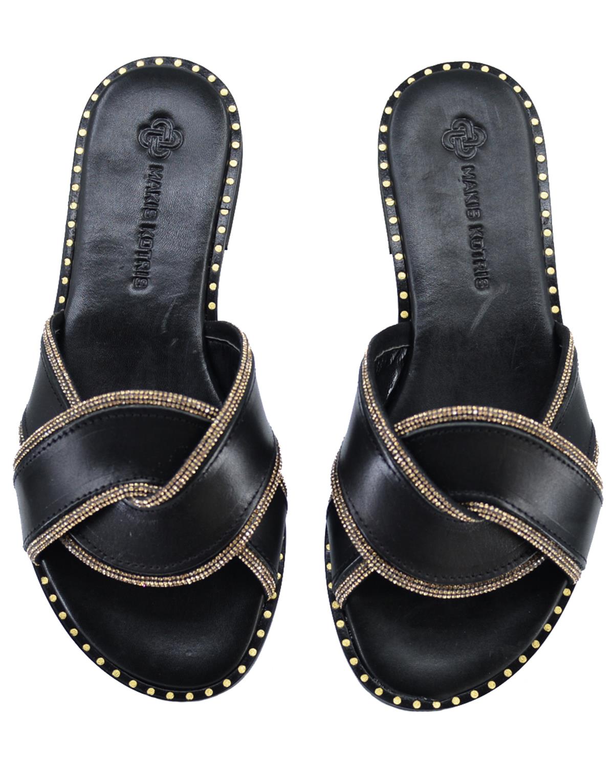 ΔΕΡΜΑΤΙΝΕΣ ΓΥΝΑΙΚΕΙΕΣ ΠΑΝΤΟΦΛΕΣ: 55-W-04-415 (BLACK) - Image 3