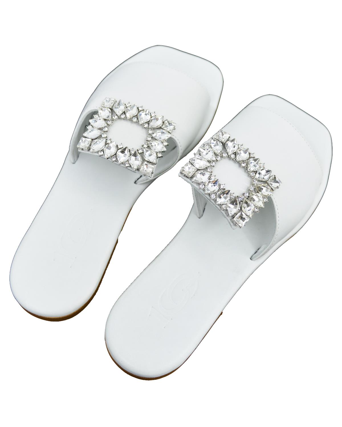 ΔΕΡΜΑΤΙΝΕΣ ΓΥΝΑΙΚΕΙΕΣ ΠΑΝΤΟΦΛΕΣ: 56-W-11/23 (WHITE) - Image 5