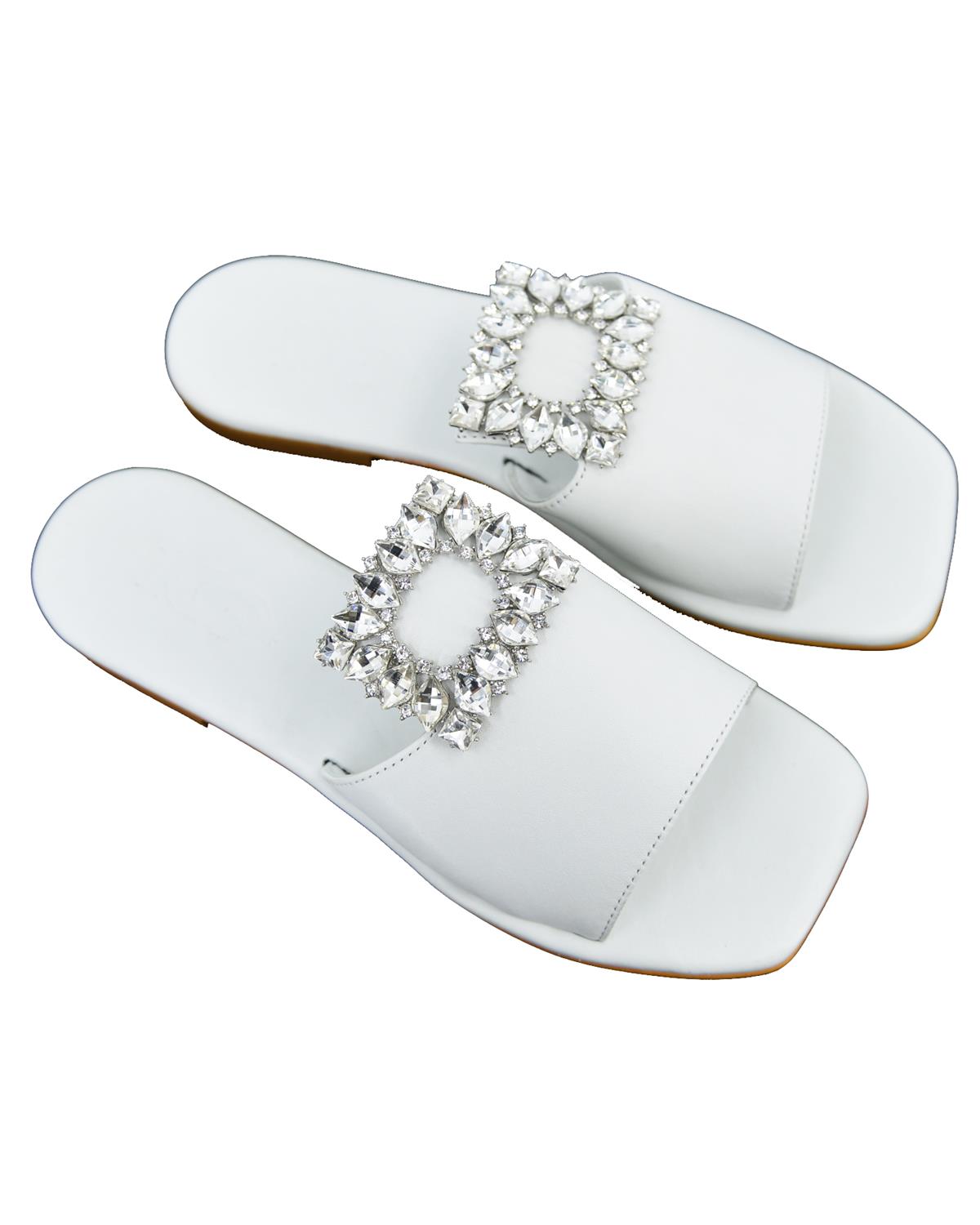 ΔΕΡΜΑΤΙΝΕΣ ΓΥΝΑΙΚΕΙΕΣ ΠΑΝΤΟΦΛΕΣ: 56-W-11/23 (WHITE)
