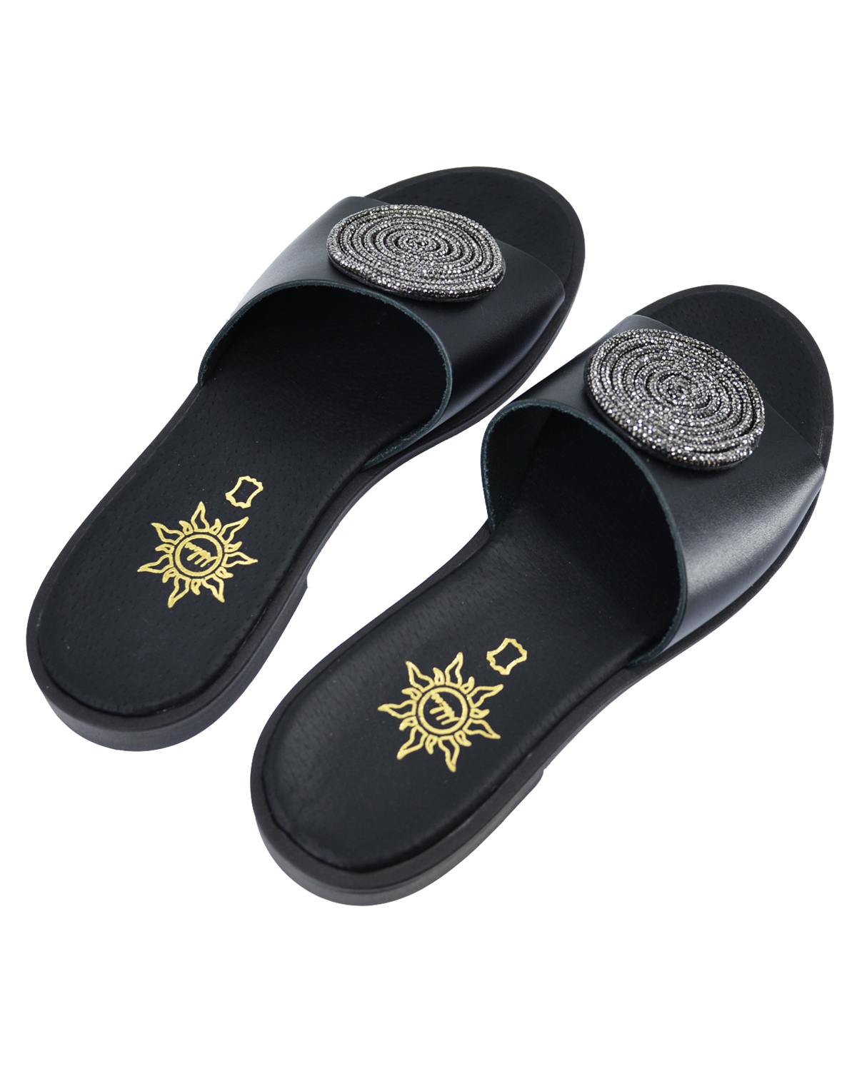 ΔΕΡΜΑΤΙΝΕΣ ΓΥΝΑΙΚΕΙΕΣ ΠΑΝΤΟΦΛΕΣ: 54-W-18/216 (BLACK-JET HERMATITE) - Image 5
