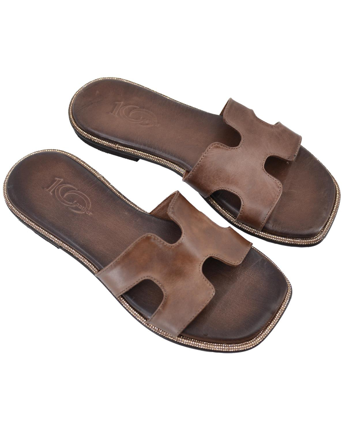 ΔΕΡΜΑΤΙΝΕΣ ΓΥΝΑΙΚΕΙΕΣ ΠΑΝΤΟΦΛΕΣ: 56-W-18/34 (BROWN)