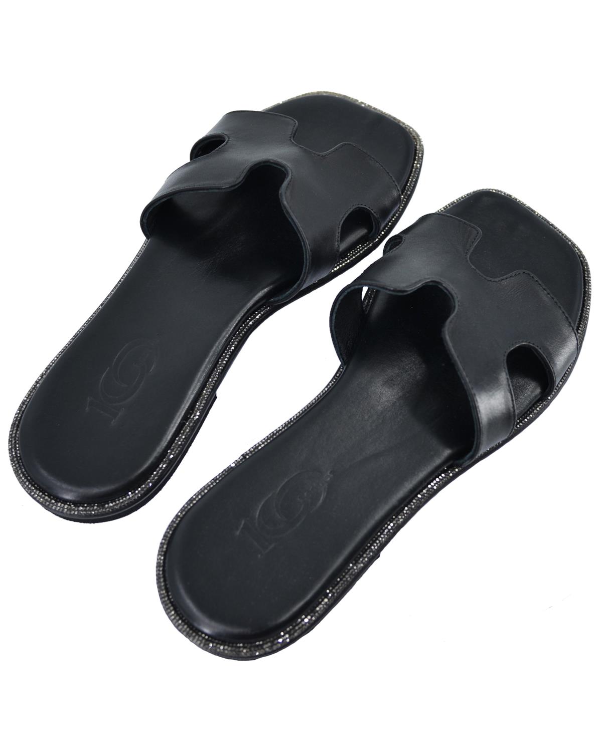 ΔΕΡΜΑΤΙΝΕΣ ΓΥΝΑΙΚΕΙΕΣ ΠΑΝΤΟΦΛΕΣ: 56-W-18/34 (BLACK) - Image 5