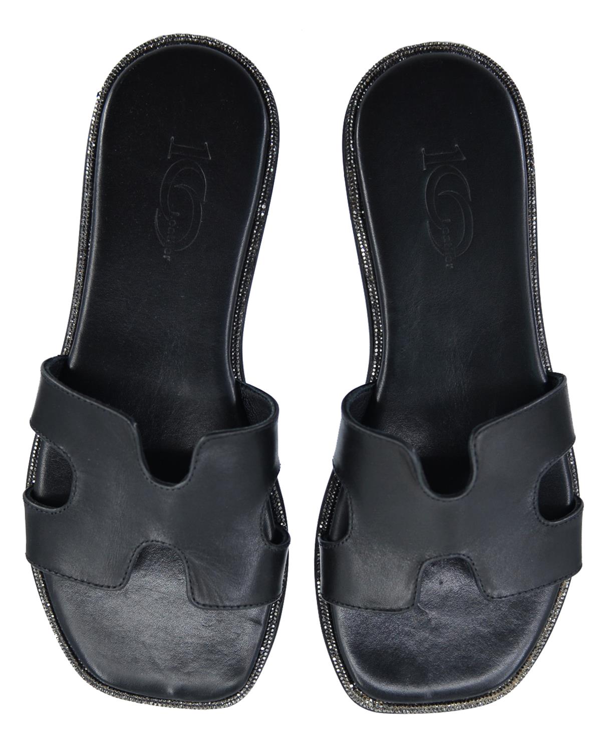 ΔΕΡΜΑΤΙΝΕΣ ΓΥΝΑΙΚΕΙΕΣ ΠΑΝΤΟΦΛΕΣ: 56-W-18/34 (BLACK) - Image 3