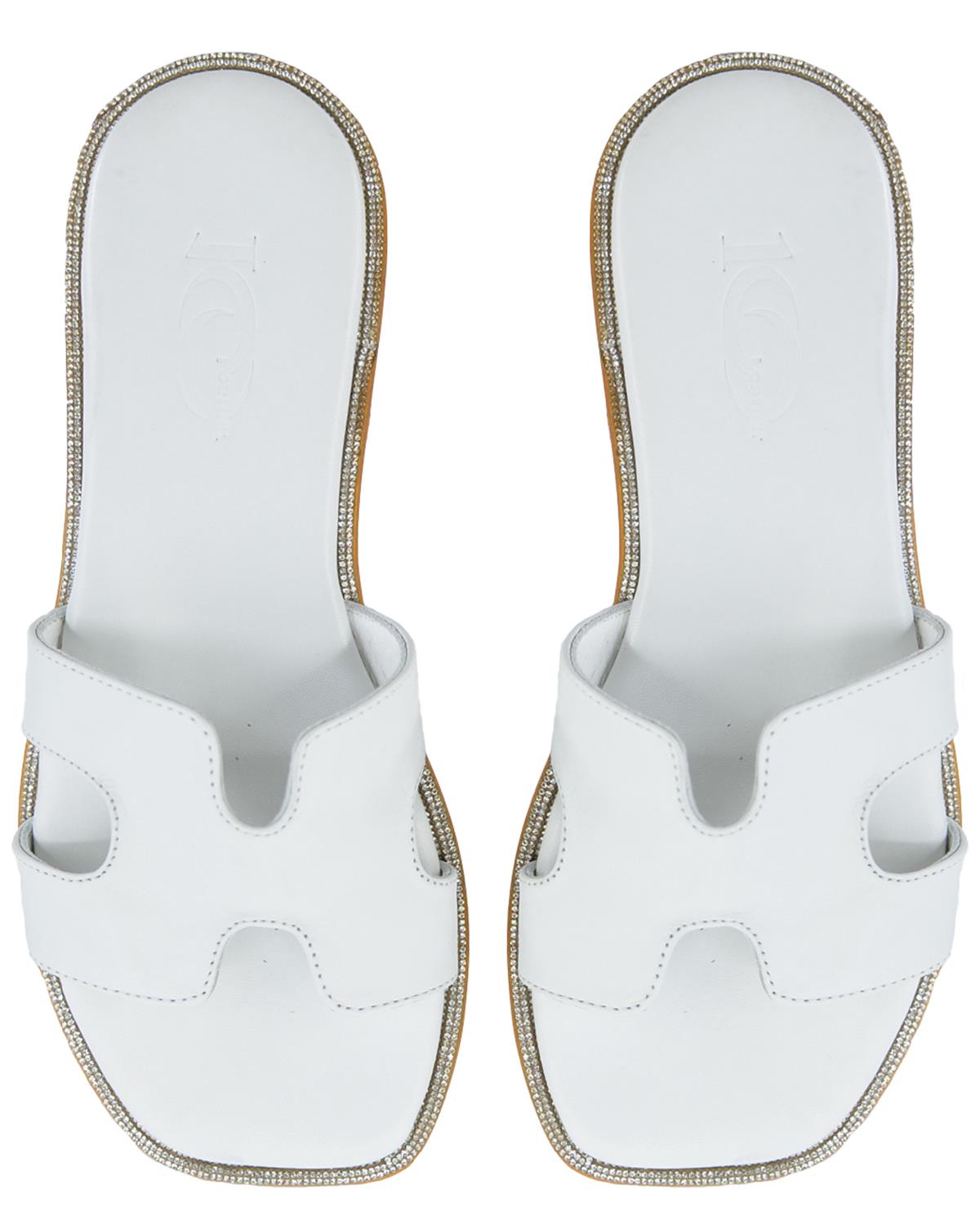 ΔΕΡΜΑΤΙΝΕΣ ΓΥΝΑΙΚΕΙΕΣ ΠΑΝΤΟΦΛΕΣ: 56-W-18/34 (WHITE) - Image 3