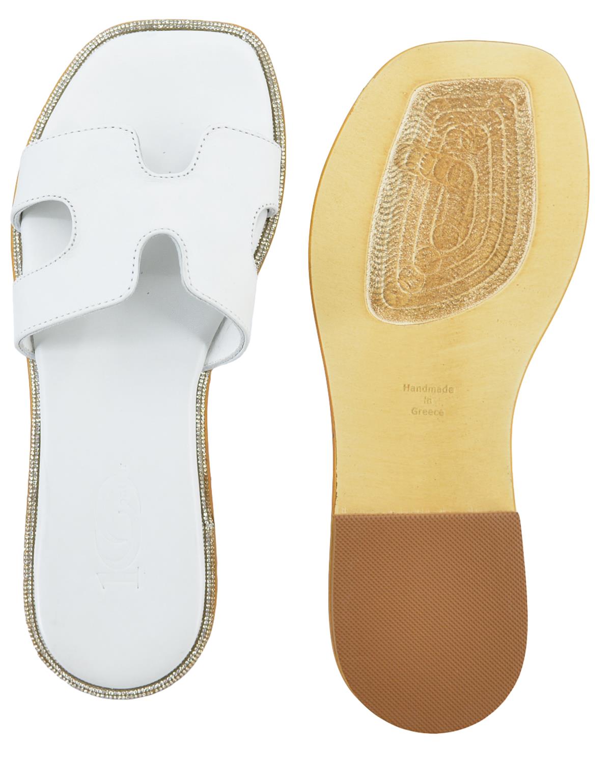 ΔΕΡΜΑΤΙΝΕΣ ΓΥΝΑΙΚΕΙΕΣ ΠΑΝΤΟΦΛΕΣ: 56-W-18/34 (WHITE) - Image 6