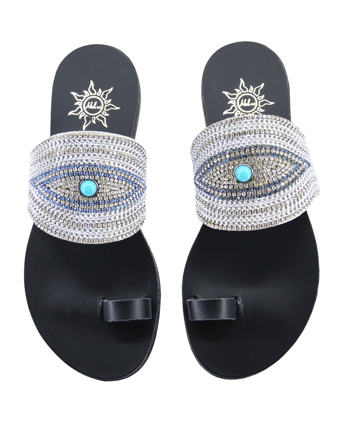 ΔΕΡΜΑΤΙΝΕΣ ΓΥΝΑΙΚΕΙΕΣ ΠΑΝΤΟΦΛΕΣ: 54-W-21/93 (BLACK-SILVER) - Image 3