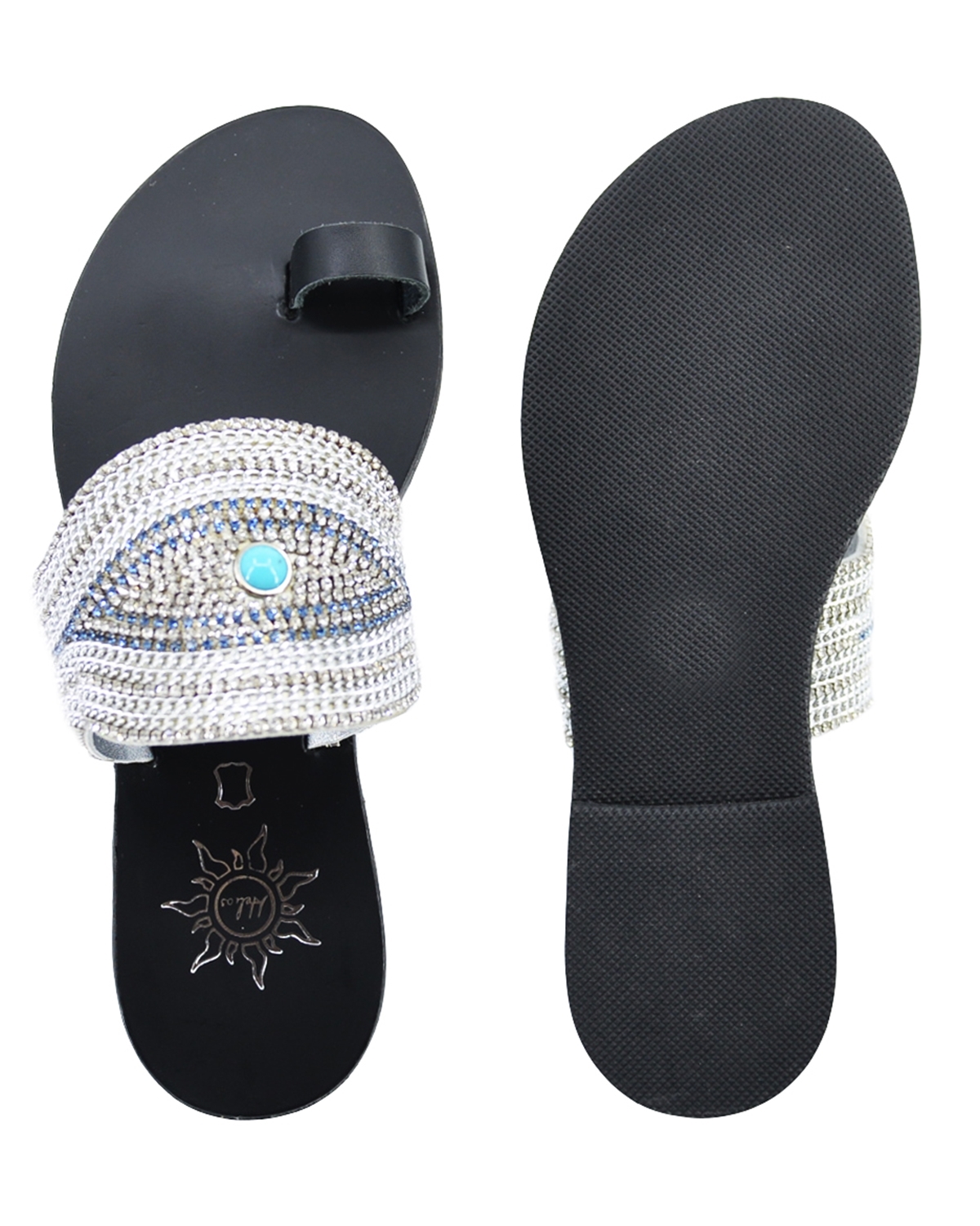 ΔΕΡΜΑΤΙΝΕΣ ΓΥΝΑΙΚΕΙΕΣ ΠΑΝΤΟΦΛΕΣ: 54-W-21/93 (BLACK-SILVER) - Image 6