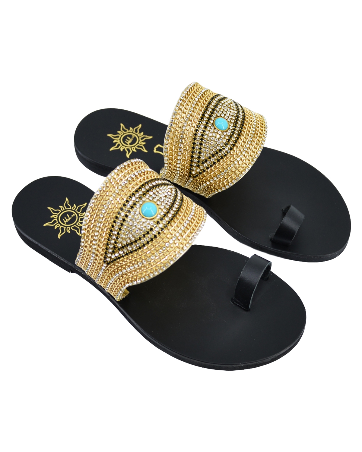 ΔΕΡΜΑΤΙΝΕΣ ΓΥΝΑΙΚΕΙΕΣ ΠΑΝΤΟΦΛΕΣ: 54-W-21/93 (BLACK-GOLD)