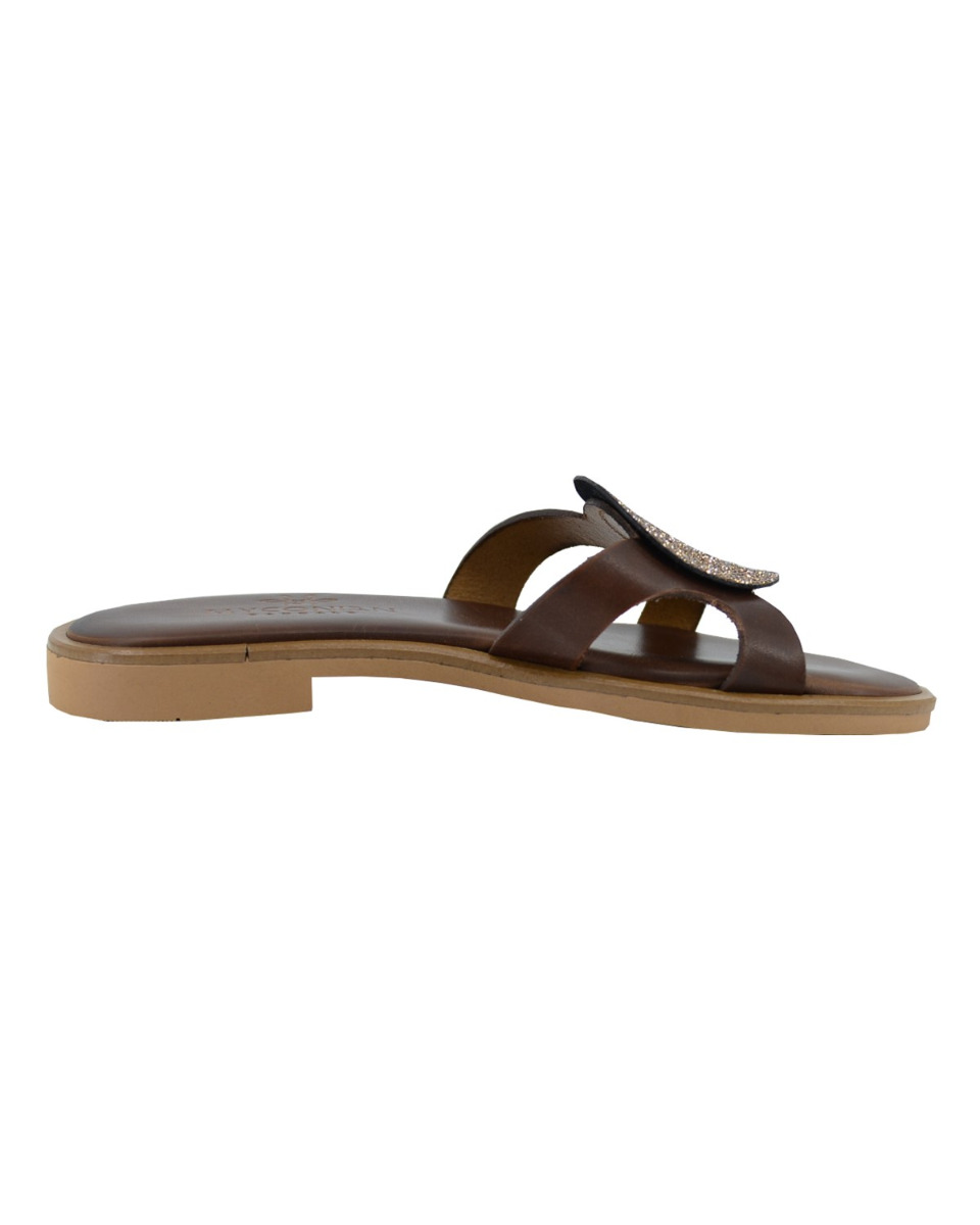 ΔΕΡΜΑΤΙΝΕΣ ΓΥΝΑΙΚΕΙΕΣ ΠΑΝΤΟΦΛΕΣ: 53-W-2101 (BROWN) - Image 4