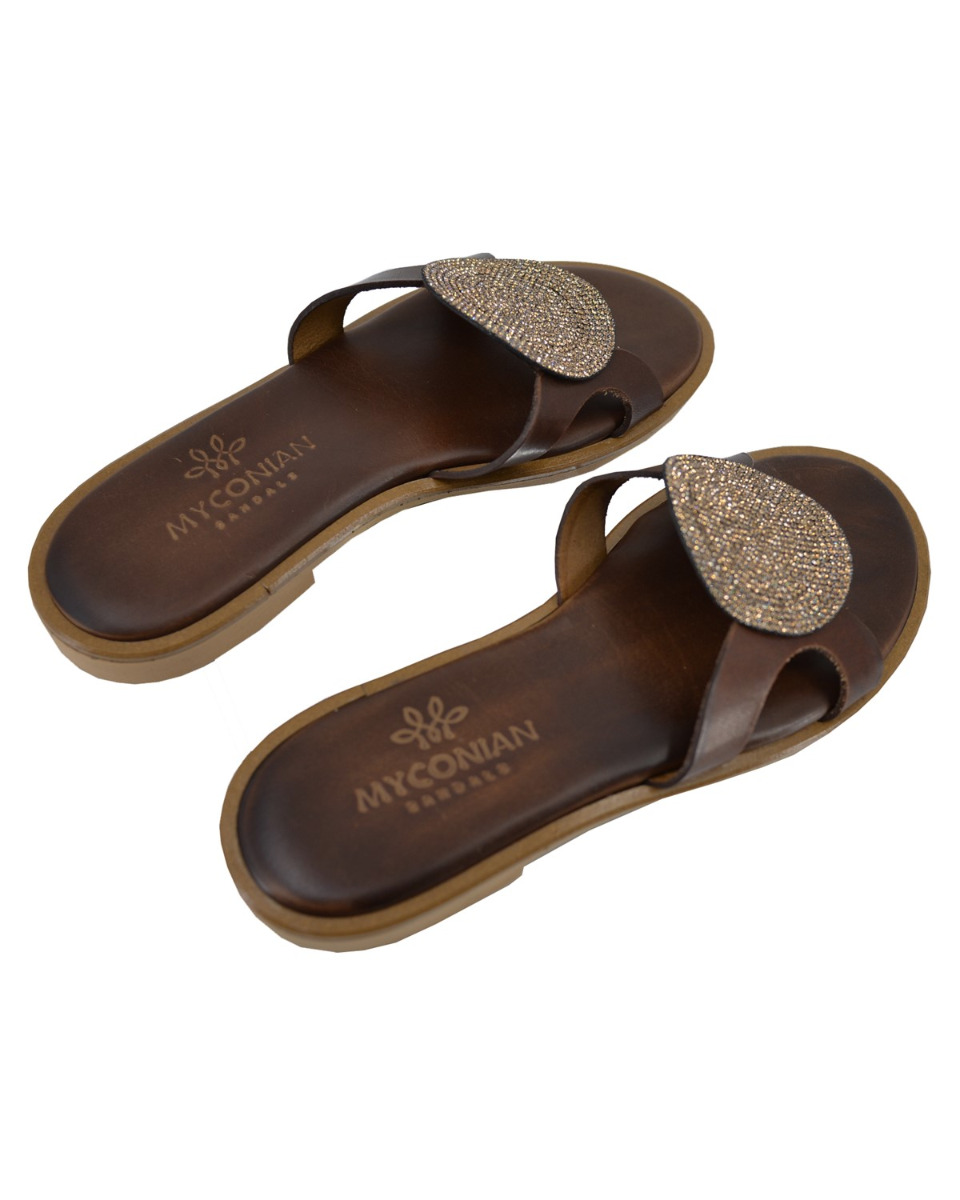 ΔΕΡΜΑΤΙΝΕΣ ΓΥΝΑΙΚΕΙΕΣ ΠΑΝΤΟΦΛΕΣ: 53-W-2101 (BROWN) - Image 5