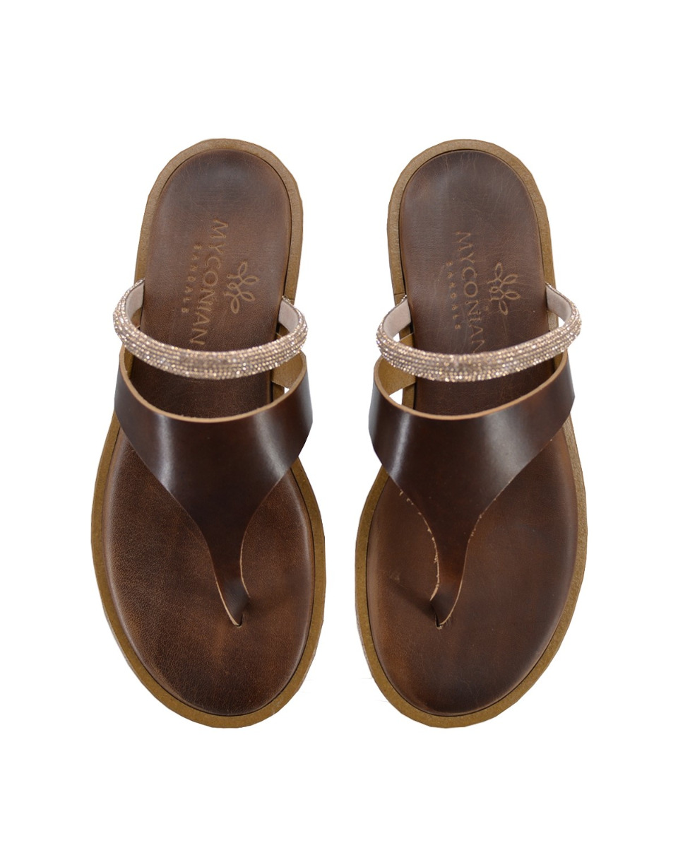 ΔΕΡΜΑΤΙΝΕΣ ΓΥΝΑΙΚΕΙΕΣ ΠΑΝΤΟΦΛΕΣ: 53-W-2105 (BROWN) - Image 3