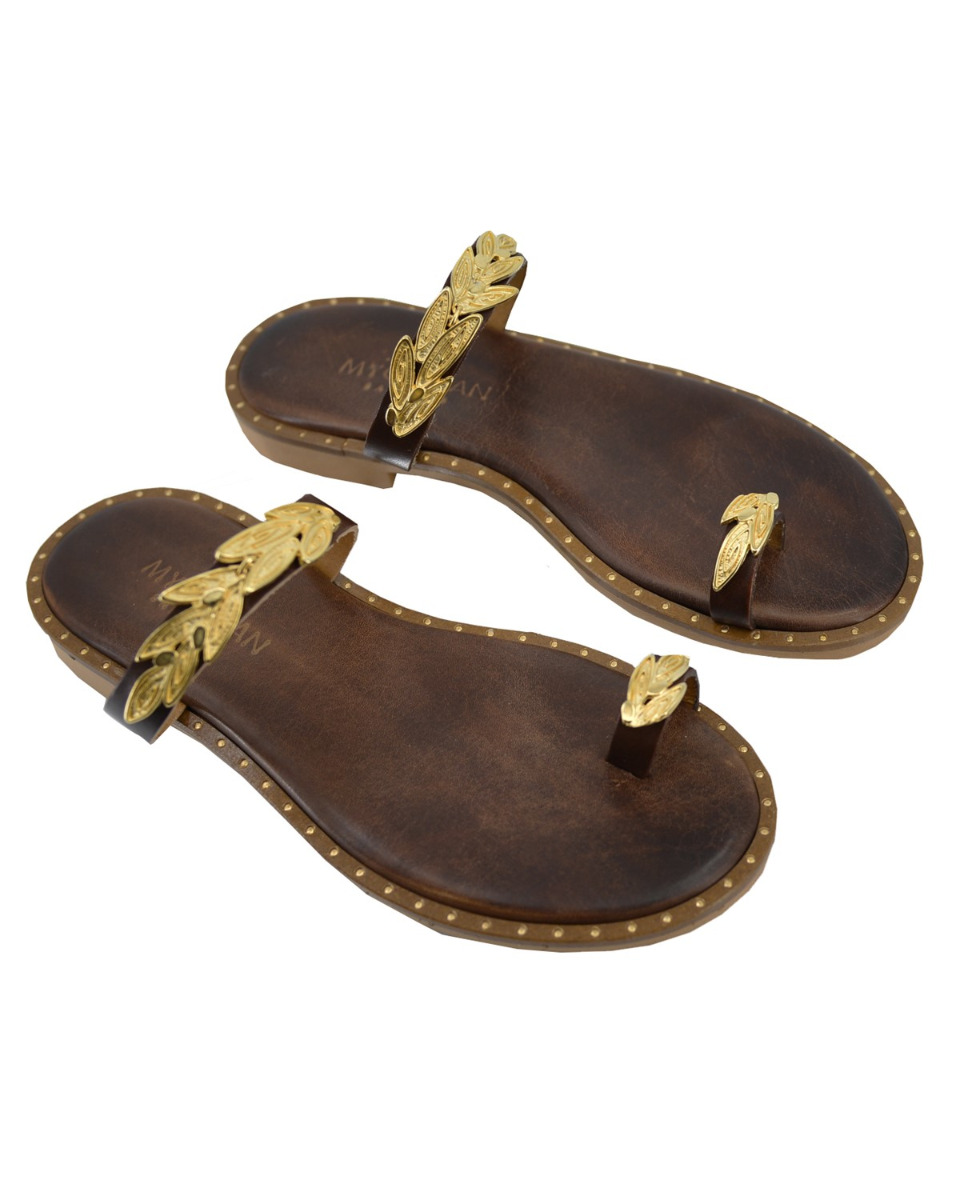 ΔΕΡΜΑΤΙΝΕΣ ΓΥΝΑΙΚΕΙΕΣ ΠΑΝΤΟΦΛΕΣ: 53-W-221381 (BROWN)