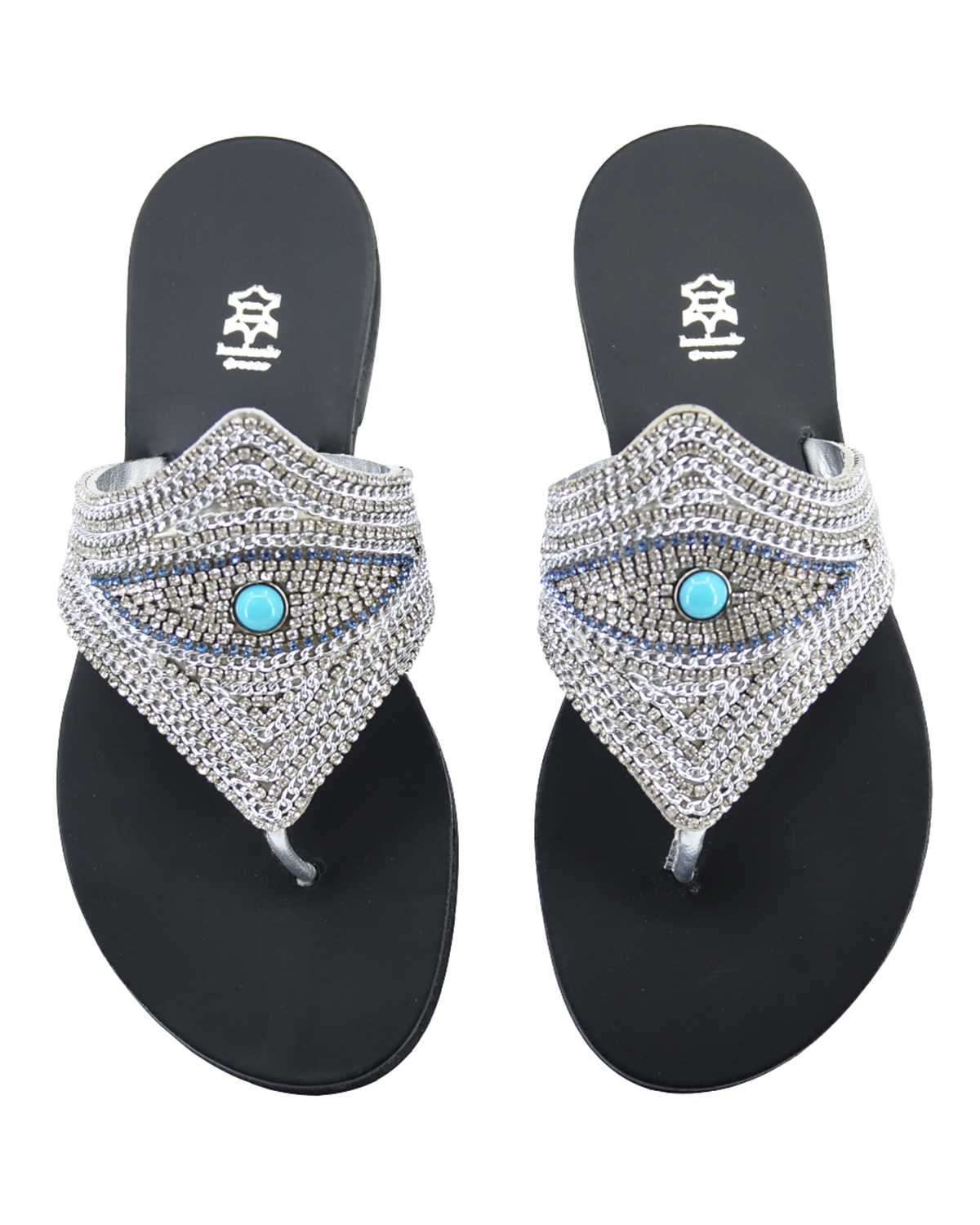 ΔΕΡΜΑΤΙΝΕΣ ΓΥΝΑΙΚΕΙΕΣ ΠΑΝΤΟΦΛΕΣ: 54-W-D-526 (BLACK-SILVER) - Image 3