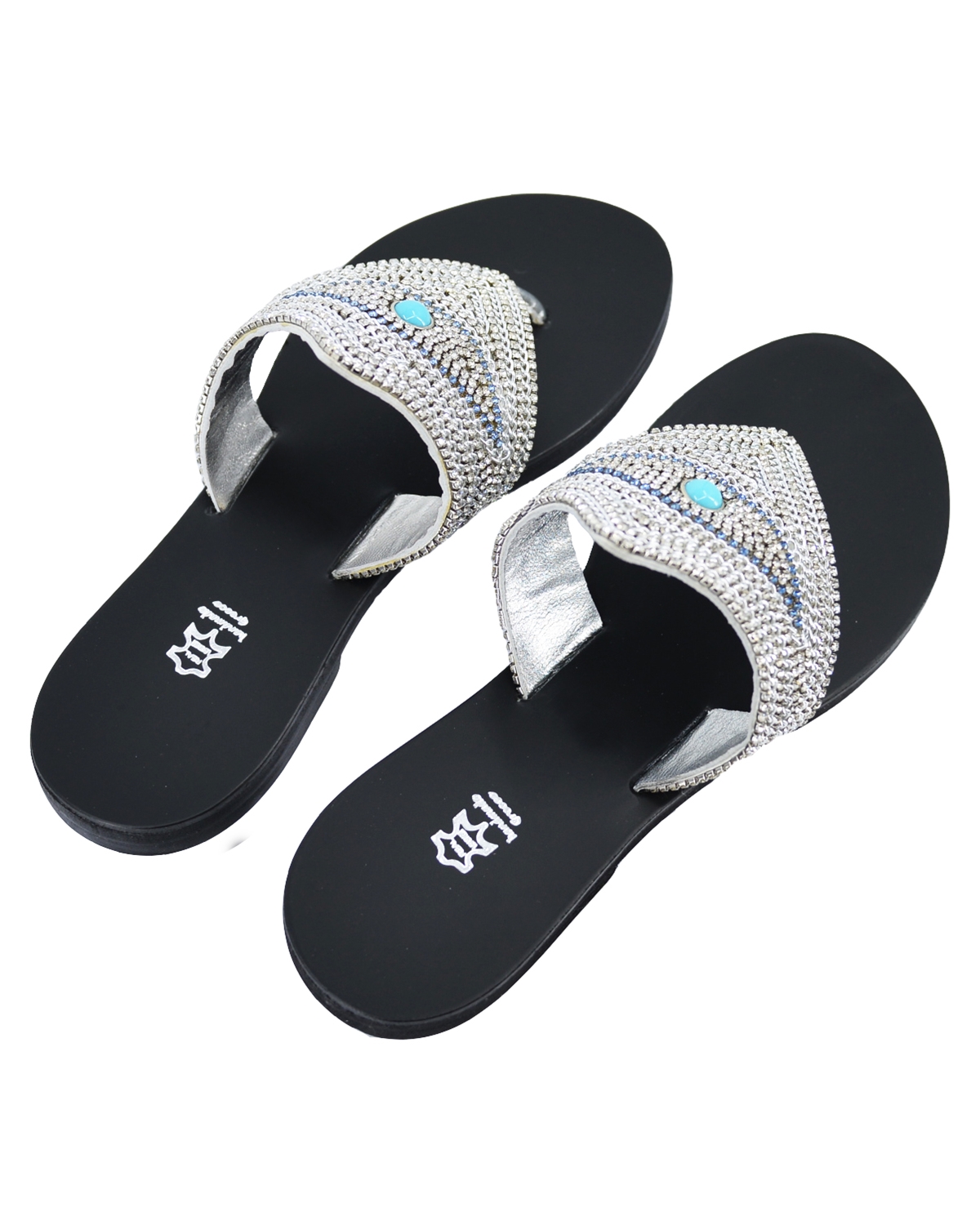 ΔΕΡΜΑΤΙΝΕΣ ΓΥΝΑΙΚΕΙΕΣ ΠΑΝΤΟΦΛΕΣ: 54-W-D-526 (BLACK-SILVER) - Image 5