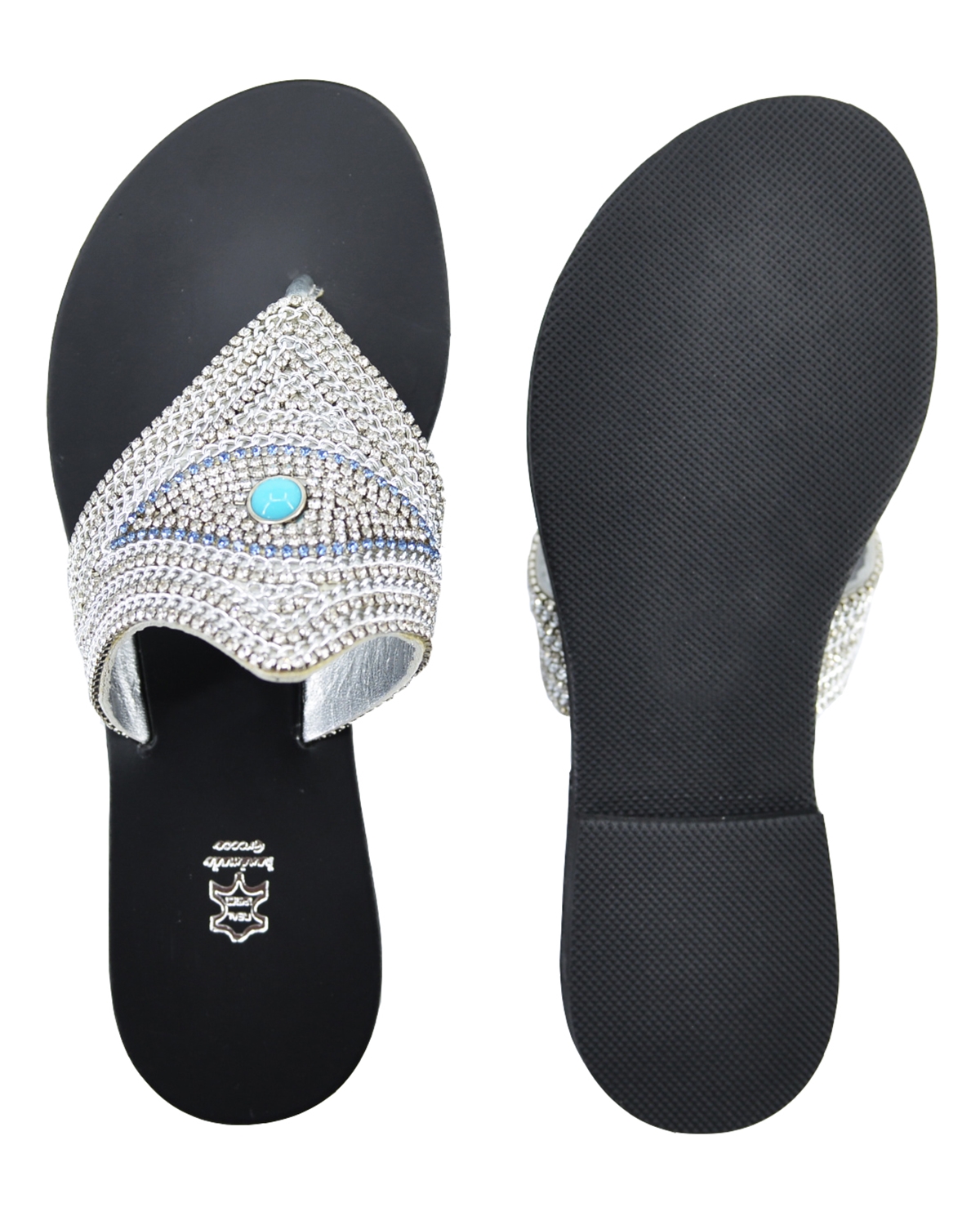 ΔΕΡΜΑΤΙΝΕΣ ΓΥΝΑΙΚΕΙΕΣ ΠΑΝΤΟΦΛΕΣ: 54-W-D-526 (BLACK-SILVER) - Image 6