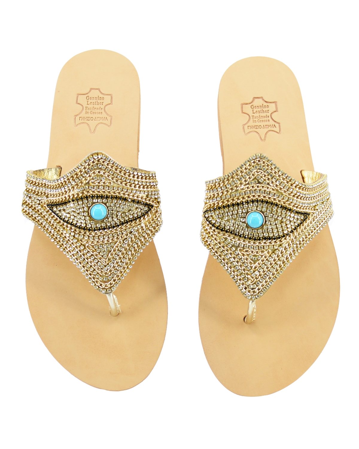 ΔΕΡΜΑΤΙΝΕΣ ΓΥΝΑΙΚΕΙΕΣ ΠΑΝΤΟΦΛΕΣ: 54-W-D-526 (NATURAL-GOLD) - Image 3