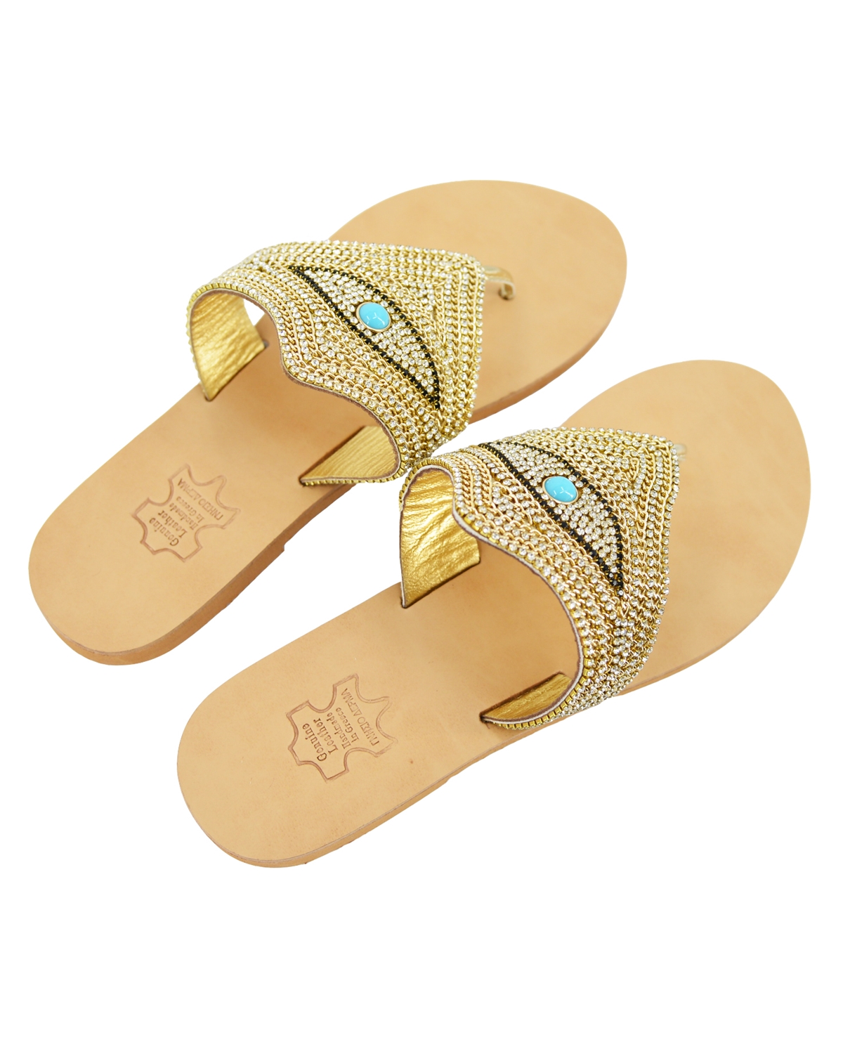 ΔΕΡΜΑΤΙΝΕΣ ΓΥΝΑΙΚΕΙΕΣ ΠΑΝΤΟΦΛΕΣ: 54-W-D-526 (NATURAL-GOLD) - Image 5
