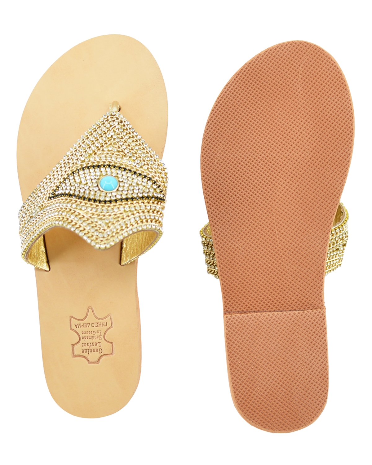 ΔΕΡΜΑΤΙΝΕΣ ΓΥΝΑΙΚΕΙΕΣ ΠΑΝΤΟΦΛΕΣ: 54-W-D-526 (NATURAL-GOLD) - Image 6
