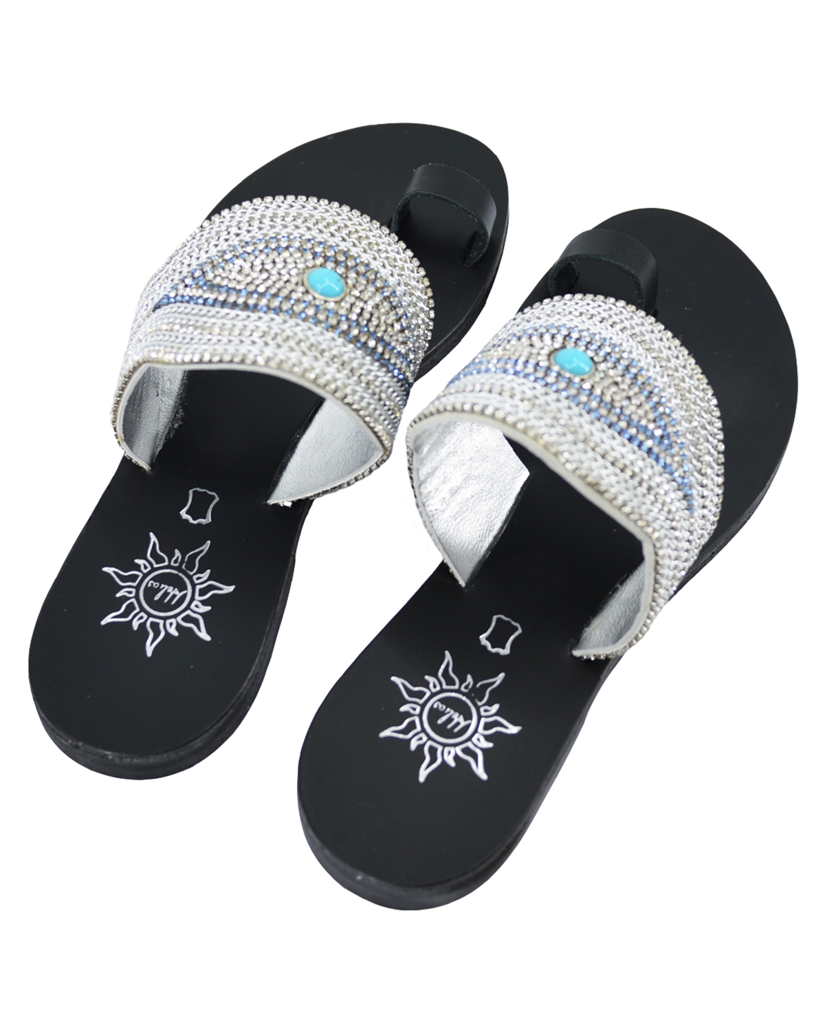 ΔΕΡΜΑΤΙΝΕΣ ΓΥΝΑΙΚΕΙΕΣ ΠΑΝΤΟΦΛΕΣ: 54-W-21/93 (BLACK-SILVER) - Image 5