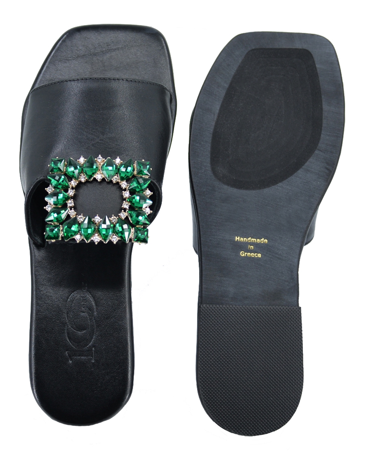 ΔΕΡΜΑΤΙΝΕΣ ΓΥΝΑΙΚΕΙΕΣ ΠΑΝΤΟΦΛΕΣ: 56-W-11/23 (BLACK-GREEN) - Image 7