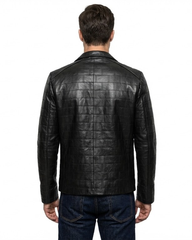 ΔΕΡΜΑΤΙΝΟ ΑΝΔΡΙΚΟ ΜΠΟΥΦΑΝ ΚΩΔΙΚΟΣ: 07-M-E-1292 (BLACK) - Image 4