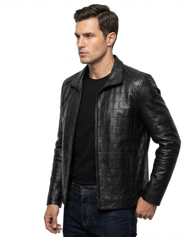 ΔΕΡΜΑΤΙΝΟ ΑΝΔΡΙΚΟ ΜΠΟΥΦΑΝ ΚΩΔΙΚΟΣ: 07-M-E-1292 (BLACK) - Image 3