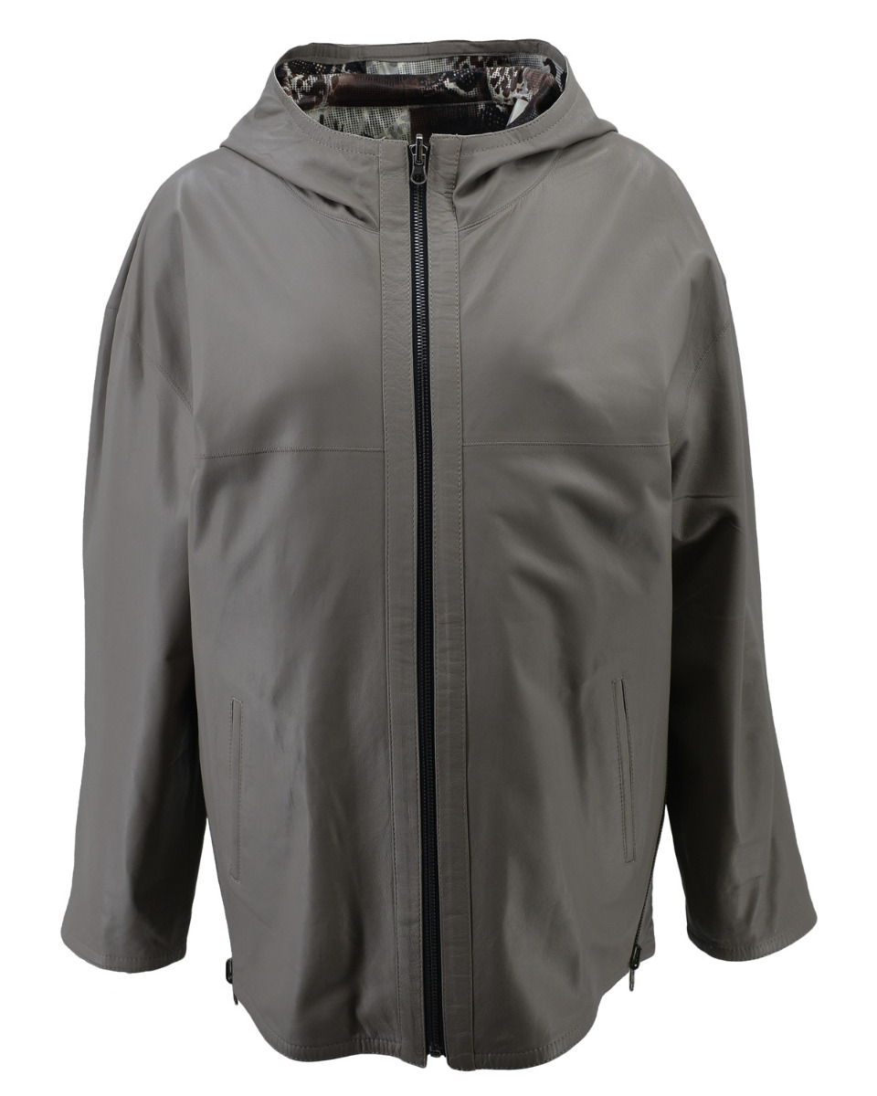 ΔΕΡΜΑΤΙΝΟ ΓΥΝΑΙΚΕΙΟ ΜΠΟΥΦΑΝ (DOUBLE FACE) ΚΩΔΙΚΟΣ: 07-W-B-715 (VISON) - Image 6