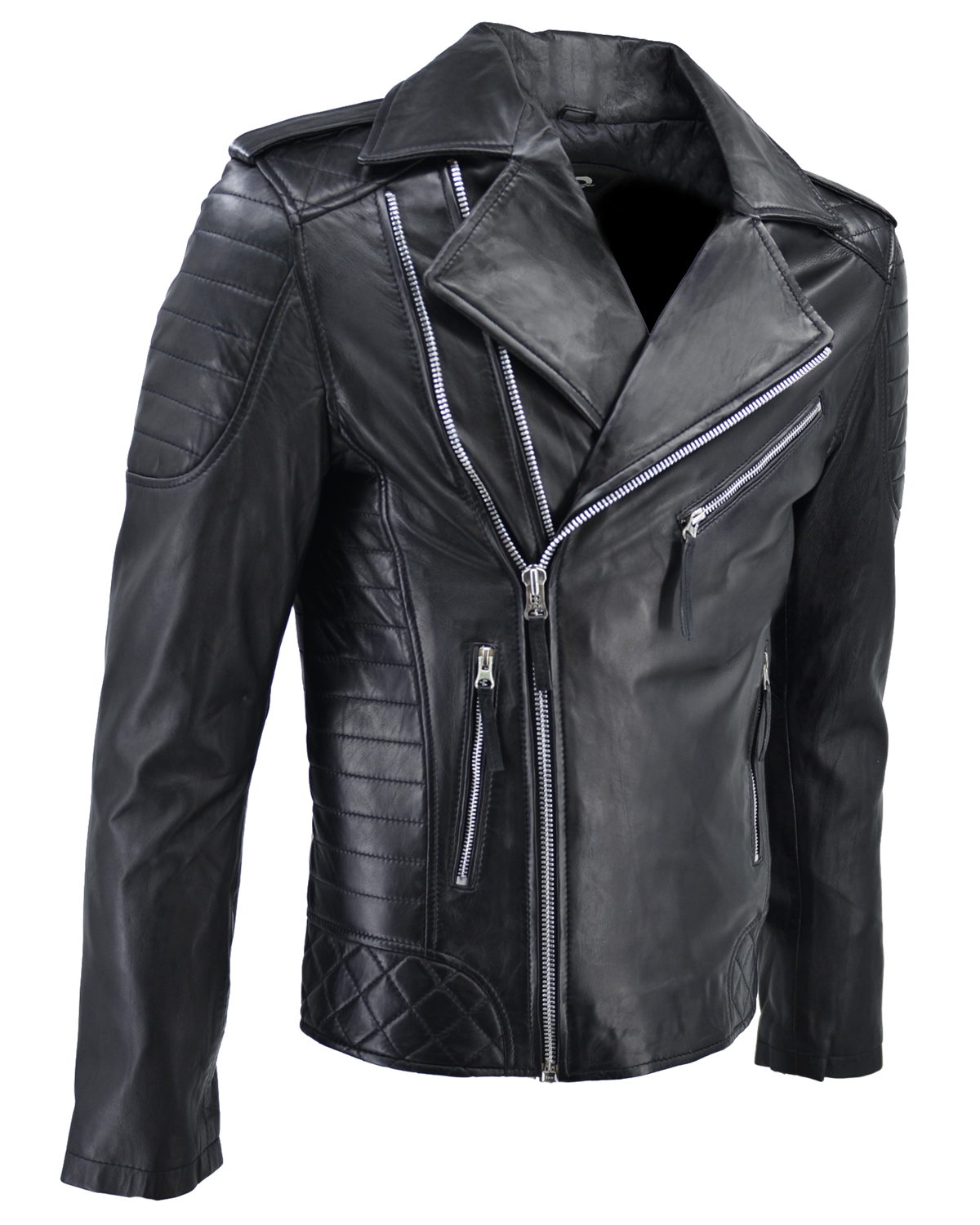 ΔΕΡΜΑΤΙΝΟ ΑΝΔΡΙΚΟ ΜΠΟΥΦΑΝ ΚΩΔΙΚΟΣ: 49-M-1151-SILVER (BLACK) - Image 8