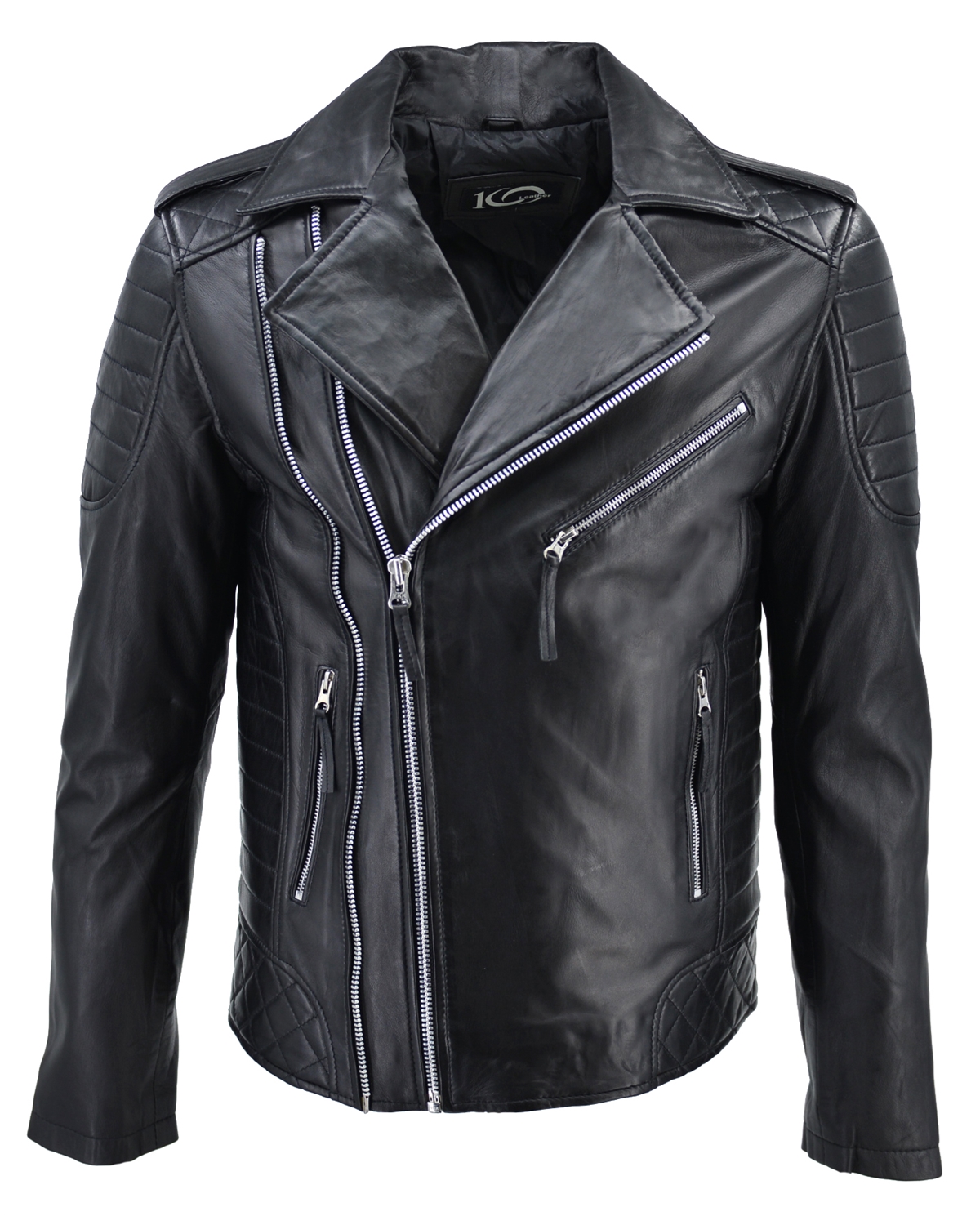 ΔΕΡΜΑΤΙΝΟ ΑΝΔΡΙΚΟ ΜΠΟΥΦΑΝ ΚΩΔΙΚΟΣ: 49-M-1151-SILVER (BLACK) - Image 7