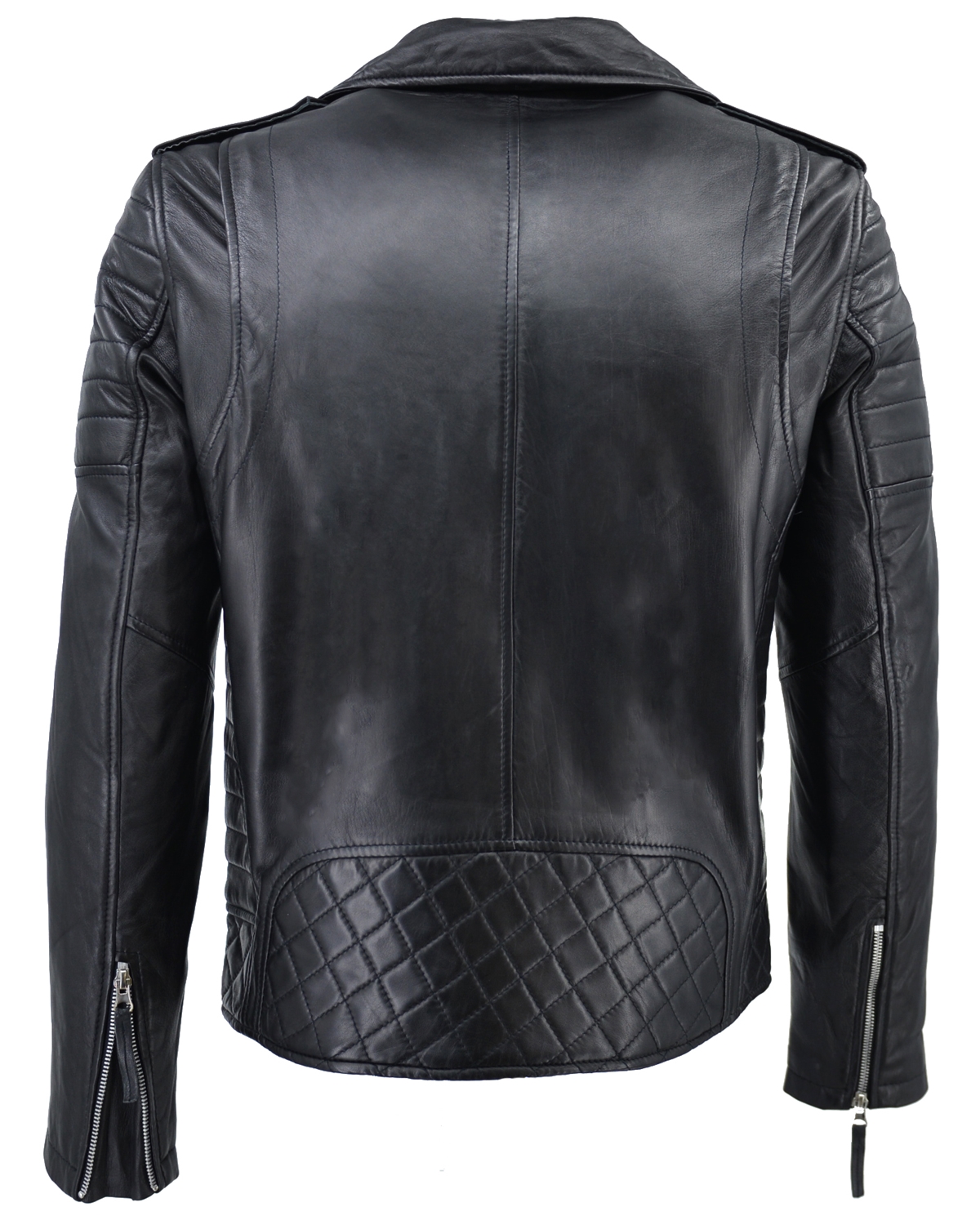 ΔΕΡΜΑΤΙΝΟ ΑΝΔΡΙΚΟ ΜΠΟΥΦΑΝ ΚΩΔΙΚΟΣ: 49-M-1151-SILVER (BLACK) - Image 10