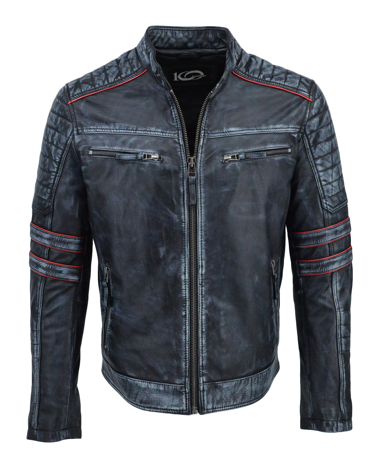 ΔΕΡΜΑΤΙΝΟ ΑΝΔΡΙΚΟ ΜΠΟΥΦΑΝ ΚΩΔΙΚΟΣ: 37-M-EPIC (BLACK-GREY) - Image 7