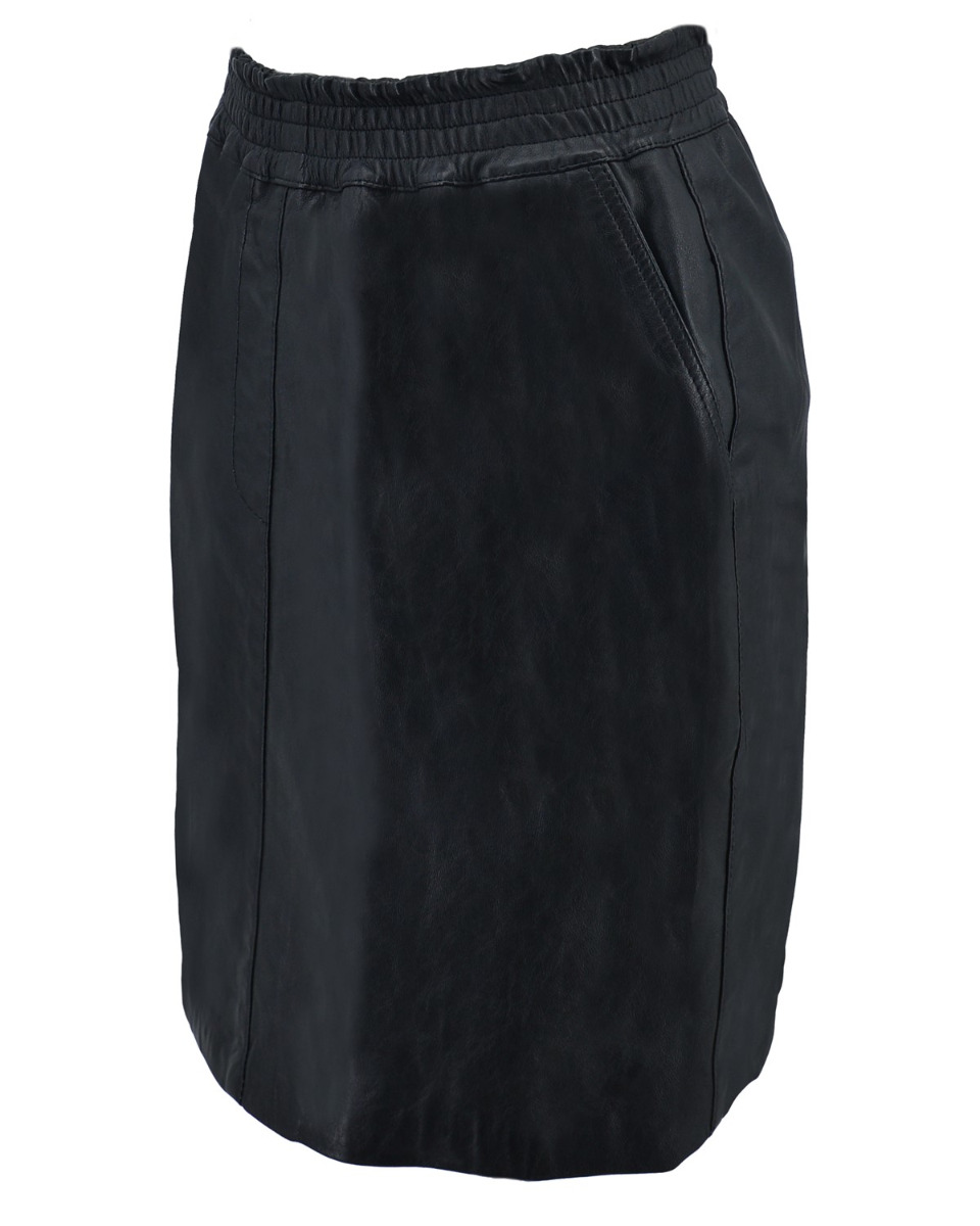 ΔΕΡΜΑΤΙΝΗ ΓΥΝΑΙΚΕΙΑ ΦΟΥΣΤΑ ΚΩΔΙΚΟΣ: 37-W-SKIRT-1 (BLACK) - Image 4