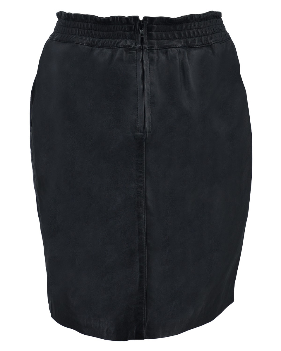 ΔΕΡΜΑΤΙΝΗ ΓΥΝΑΙΚΕΙΑ ΦΟΥΣΤΑ ΚΩΔΙΚΟΣ: 37-W-SKIRT-1 (BLACK) - Image 7