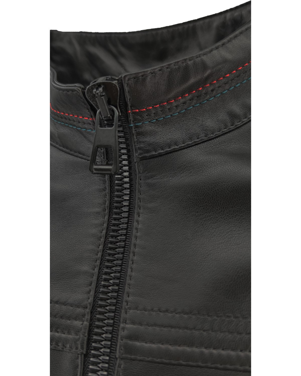 ΔΕΡΜΑΤΙΝΟ ΑΝΔΡΙΚΟ ΜΠΟΥΦΑΝ ΚΩΔΙΚΟΣ: 47S-M-079-COL (BLACK) - Image 6
