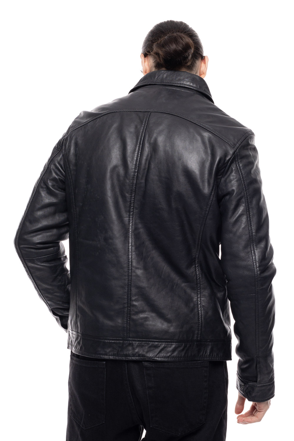 ΔΕΡΜΑΤΙΝΟ ΑΝΔΡΙΚΟ ΜΠΟΥΦΑΝ ΚΩΔΙΚΟΣ: 37-M-ADI (BLACK) - Image 6