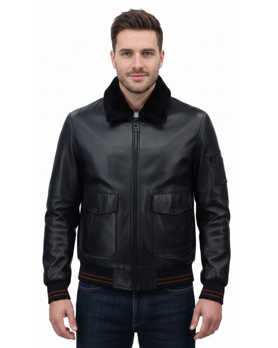 ΔΕΡΜΑΤΙΝΟ ΑΝΔΡΙΚΟ ΜΠΟΥΦΑΝ ΚΩΔΙΚΟΣ: 47S-M-320TROUK (BLACK)