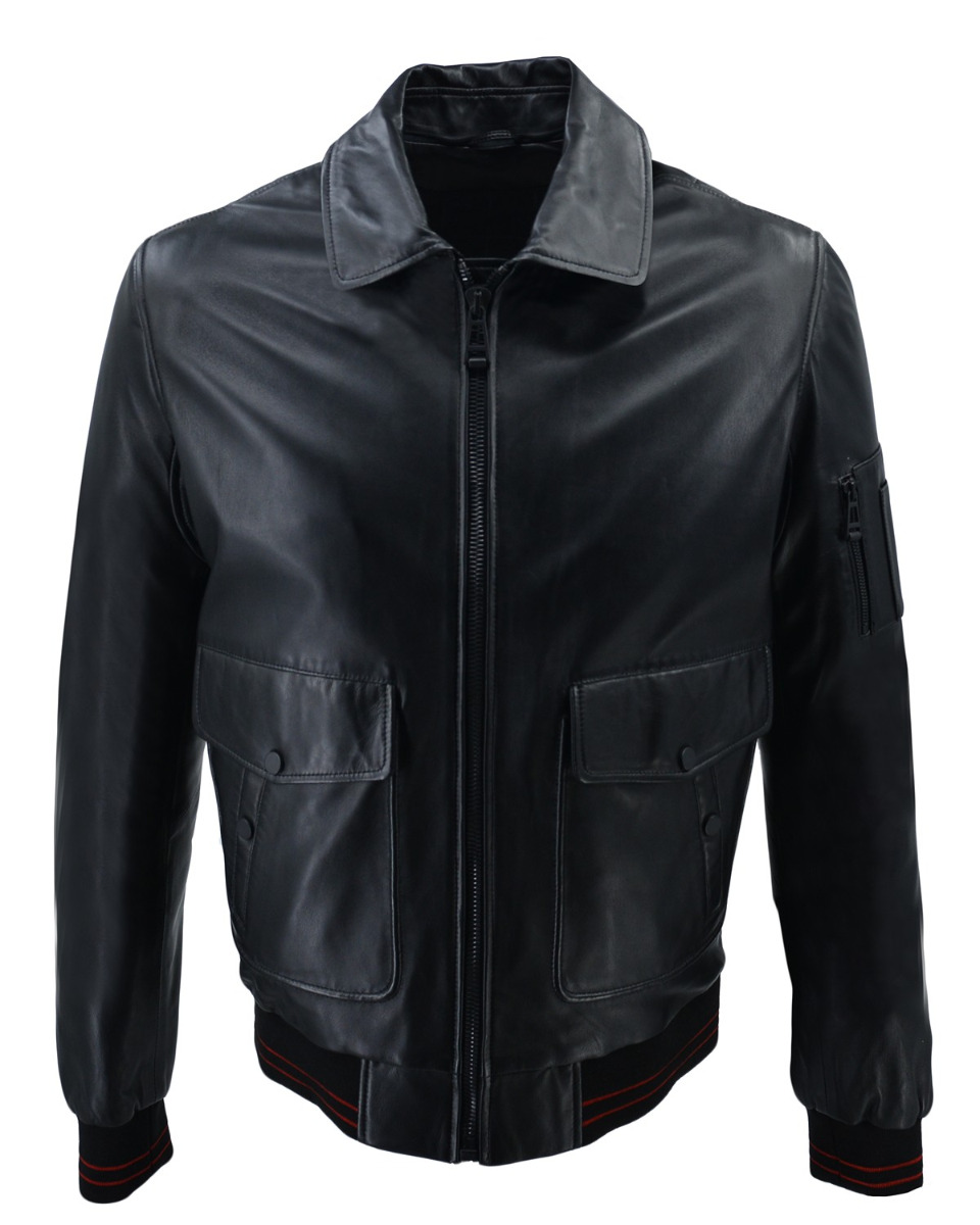 ΔΕΡΜΑΤΙΝΟ ΑΝΔΡΙΚΟ ΜΠΟΥΦΑΝ ΚΩΔΙΚΟΣ: 47S-M-320TROUK (BLACK) - Image 6