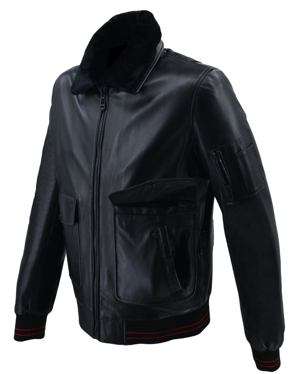 ΔΕΡΜΑΤΙΝΟ ΑΝΔΡΙΚΟ ΜΠΟΥΦΑΝ ΚΩΔΙΚΟΣ: 47S-M-320TROUK (BLACK) - Image 9