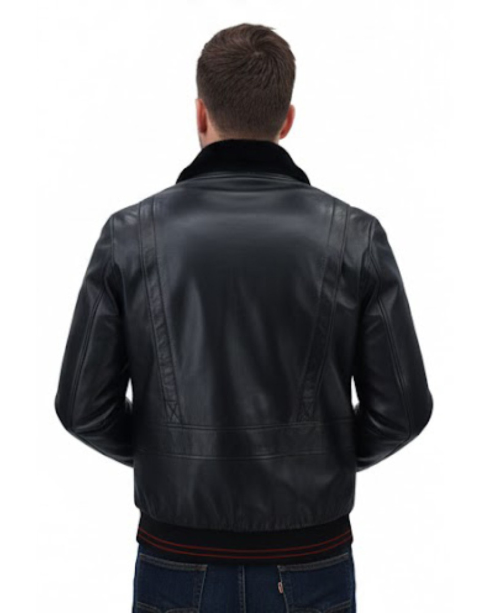 ΔΕΡΜΑΤΙΝΟ ΑΝΔΡΙΚΟ ΜΠΟΥΦΑΝ ΚΩΔΙΚΟΣ: 47S-M-320TROUK (BLACK) - Image 4