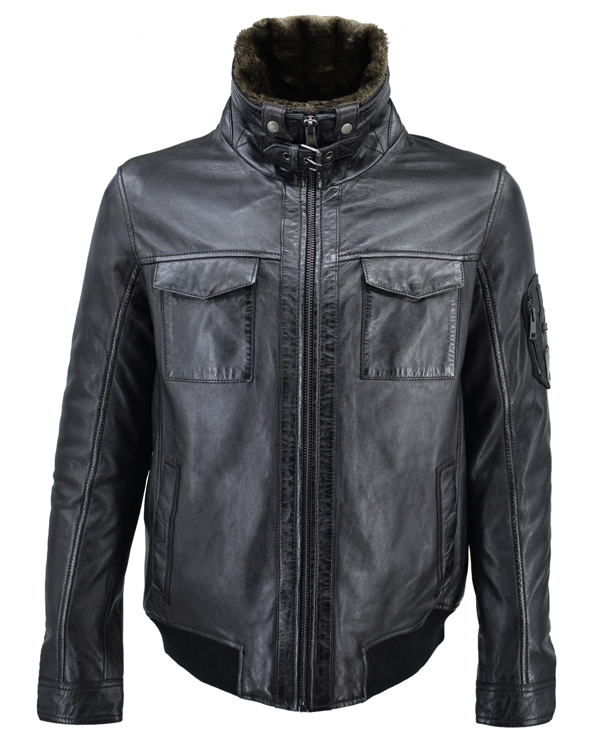 ΔΕΡΜΑΤΙΝΟ ΑΝΔΡΙΚΟ ΜΠΟΥΦΑΝ ΚΩΔΙΚΟΣ: 08-M-TOMCRUISE-POCKET (D.BROWN) - Image 6